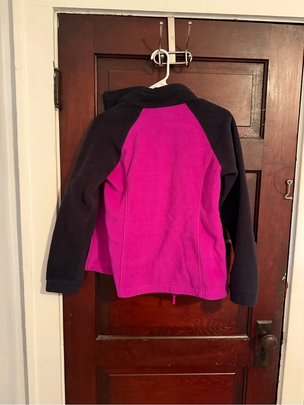 Columbia Kids Purple and‎ Black Full-Zip Fleece Jacket